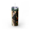 Skinny Tumbler with Straw – 20 oz Stainless Steel Cup