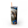 Skinny Tumbler with Straw – 20 oz Stainless Steel Cup