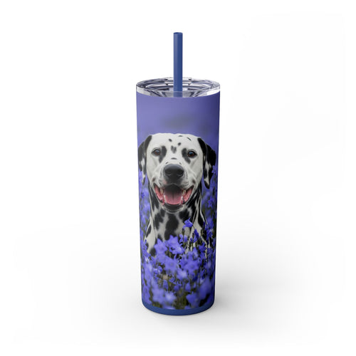 Skinny Tumbler with Straw – 20 oz Stainless Steel Cup