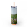 Skinny Tumbler with Straw – 20 oz Stainless Steel Cup