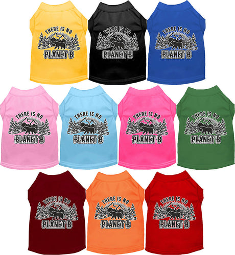Dog and Cat Shirt for Pets No Planet B