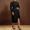 Back Slit Suit Vest Two-piece Set