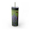 Skinny Tumbler with Straw – 20 oz Stainless Steel Cup