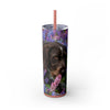 Skinny Tumbler with Straw – 20 oz Stainless Steel Cup