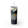 Skinny Tumbler with Straw – 20 oz Stainless Steel Cup
