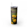Skinny Tumbler with Straw – 20 oz Stainless Steel Cup