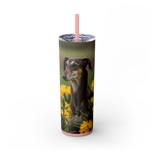 Skinny Tumbler with Straw – 20 oz Stainless Steel Cup
