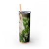 Skinny Tumbler with Straw – 20 oz Stainless Steel Cup
