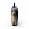 Skinny Tumbler with Straw – 20 oz Stainless Steel Cup