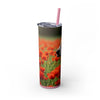 Skinny Tumbler with Straw – 20 oz Stainless Steel Cup
