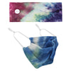 Button headband mask headscarf hair accessory 2-piece set