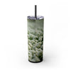 Skinny Tumbler with Straw – 20 oz Stainless Steel Cup