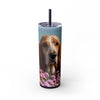 Skinny Tumbler with Straw – 20 oz Stainless Steel Cup