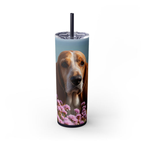 Skinny Tumbler with Straw – 20 oz Stainless Steel Cup