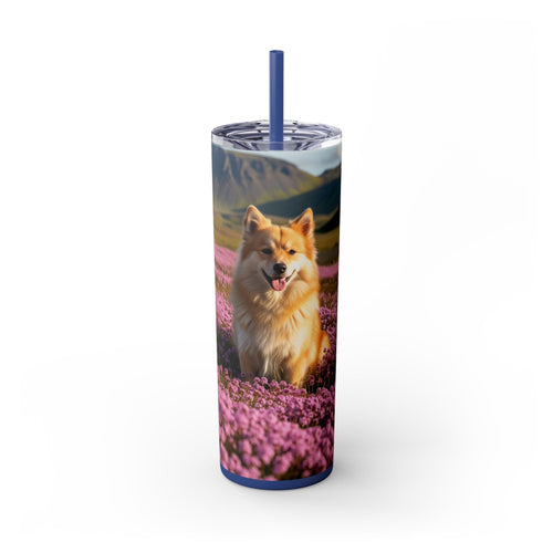 Skinny Tumbler with Straw – 20 oz Stainless Steel Cup