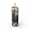 Skinny Tumbler with Straw – 20 oz Stainless Steel Cup