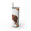 Skinny Tumbler with Straw – 20 oz Stainless Steel Cup