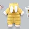 Children's heavy down cotton suit one piece suit