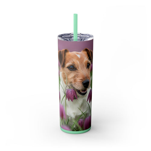Skinny Tumbler with Straw – 20 oz Stainless Steel Cup