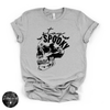 Stay Spooky Skull Tee | Gothic Floral Skull Graphic T-Shirt