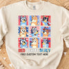 Red White Bluey Shirt | 4th Of July Shirt | America Independence Day Shirt C990