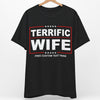 Terrific Dad, Terrific Mom | Personalized Custom Family Shirt | Gift from Wife Son Daughter C1028 - GOP