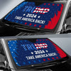 Trump 2024 Take America Back Car Sunshade, Donald Trump Fan Gift, Trump Supporters Gift, Car Sunshade C1094 - GOP