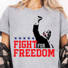 Fight For Freedom | Trump Fight 2024 Shirt Pennsylvania Rally | Shirt Bright C1114 - GOP