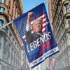 Legends Never Die | Trump Fight 2024 Flag | Trump Pennsylvania Rally | Trump Fight Garden Flag House Flag C1116 - GOP