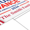 Trump Vance 2024 Yard Sign | Trump 2024 | JD Vance | Election 2024 | Trump Supporters Yard Sign C1167 - GOP
