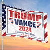 Trump Vance 2024 Flag | Trump 2024 Flag | JD Vance Flag | Trump Supporters Garden Flag House Flag T1181 - GOP