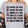 Trump Raised The Bar Harris Failed The Bar T-Shirt | Trump 2024 Shirt | Trump Supporters Shirt Bright T1213 - GOP