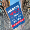Harris Walz 2024 When We Fight We Win Flag | Kamala Harris 2024 Flag | Democrat Garden Flag House Flag T1254 - KH2