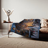 German Shorthaired Pointers Snowman Blanket