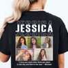 Live Preview Custom Collage Pets Photo, Personalized Upload Dog Cat Pet Photo Backside Shirt Dark C1352
