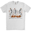 Fall Breeze And Autumn Leaves Shirt, Halloween Skeleton Shirt, Funny Halloween Shirt, Halloween Sweatshirt T1357