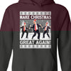 Make Christmas Great Again, Funny Trump Dancing Ugly Sweater, Trump 2024 Sweatshirt, Trump Supporters Christmas Sweatshirt T1383 - GOP