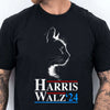 Harris Walz 2024 Cat Shirt | Cat Funny VP Vice President Election | Kamala Harris 2024 Shirt | Democrat Shirt Dark T1408 - KH2