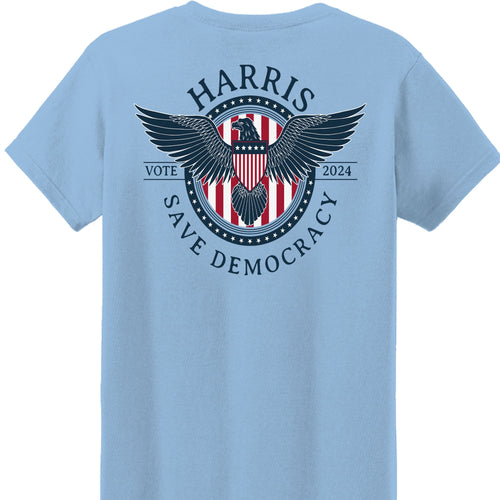 Kamala Harris Save Democracy Shirt | Kamala Harris 2024 Shirt | Democrat Backside Shirt Bright T1416 - KH2