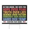 In this House We Vote for Kamala Harris Yard Sign | Kamala Harris 2024 Yard Sign | Democrat Yard Sign T1418 - KH2