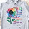 Harris Walz Peace Love Shirt | Kamala Harris 2024 Shirt | Democrat Shirt Bright T1438 - KH2