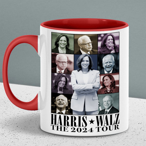 Harris Walz The Eras Tour Mug | Kamala Harris 2024 Mug | Tim Walz 2024 Mug | Democrat Coffee Mug C1461 - KH2