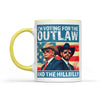 I'm Voting For The Outlaw And Hillbilly Mug | Trump Vance Mug | Trump Supporters White Mug Accent Mug T1537 - GOP