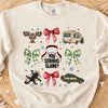 Christmas Coquette Bow Shirt, Retro Christmas Sweater, Funny Xmas Holiday Sweatshirt T1656