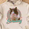 Custom Vintage Pet Shirt, Live Preview Dog Photo and Name Shirt, Personalized Photo Dog Cat Shirt T1670