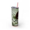 Skinny Tumbler with Straw – 20 oz Stainless Steel Cup