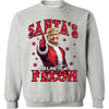 Santa's Favorite Felon, Christmas Santa Claus, Trump 47th President Sweatshirt Bright T1729 - GOP