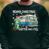 Trump 2024 Merry Christmas Shitter Was Full, Trump Merry Christmas Vibes Sweatshirt T1756 - GOP