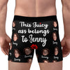 This Juicy Ass Belongs To Boxer Briefs, Custom Face Photo Boxer, Custom Valentine Gift Ideas for Husband, Boyfriend 681857