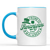 Prone To Shenanigans and Malarkey, St. Patrick's Day Accent Mug White Mug, Irish Coffee Mug 681873